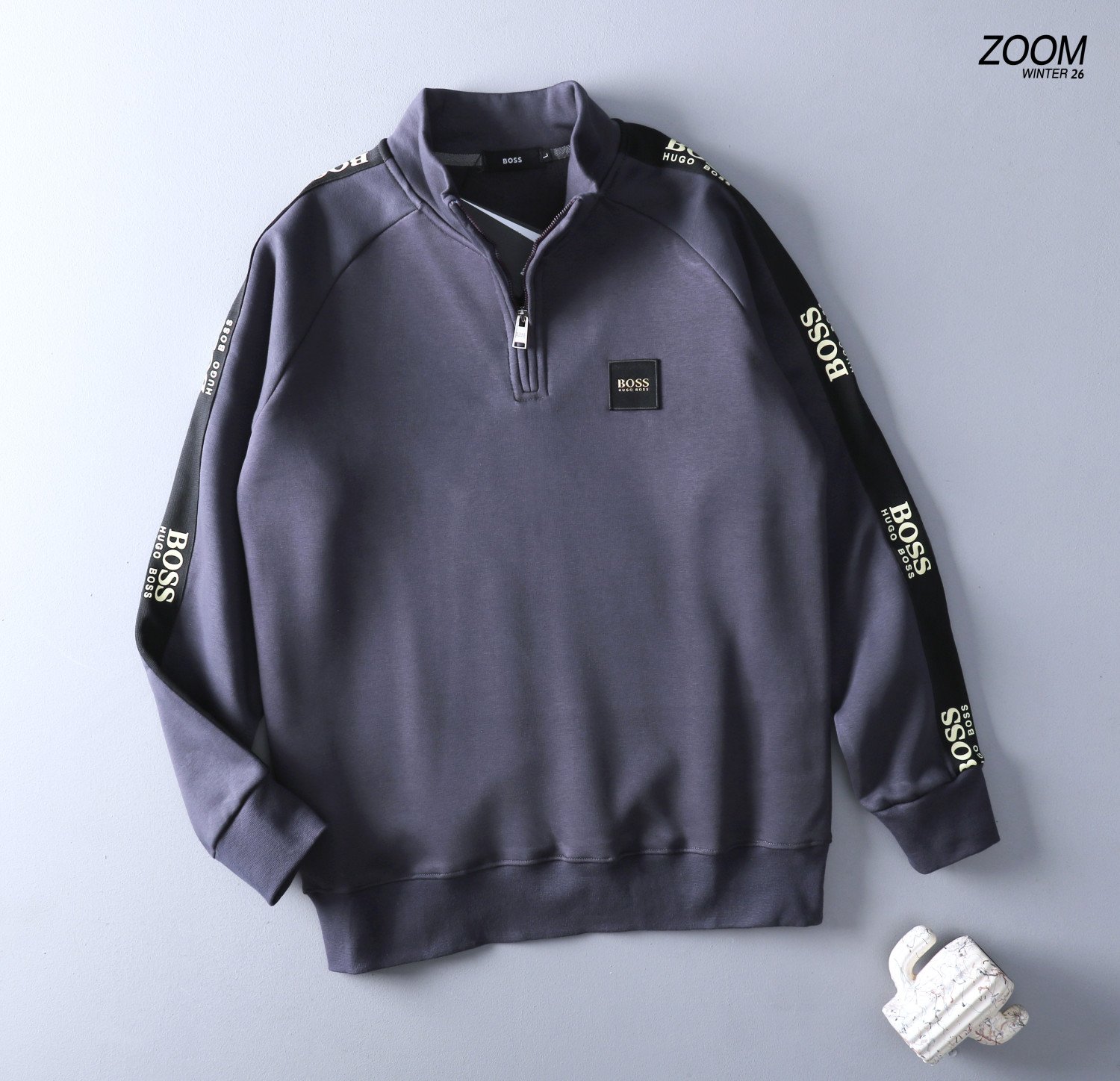 Boss Zipper Sweet Shirt